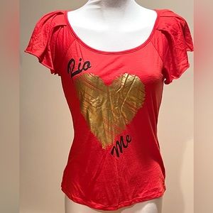 Red-orange color top - SP